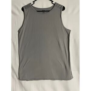 Reebok Womens Plus Size 2XL Tank Top Sleeveless T Shirt Gray Athleisure